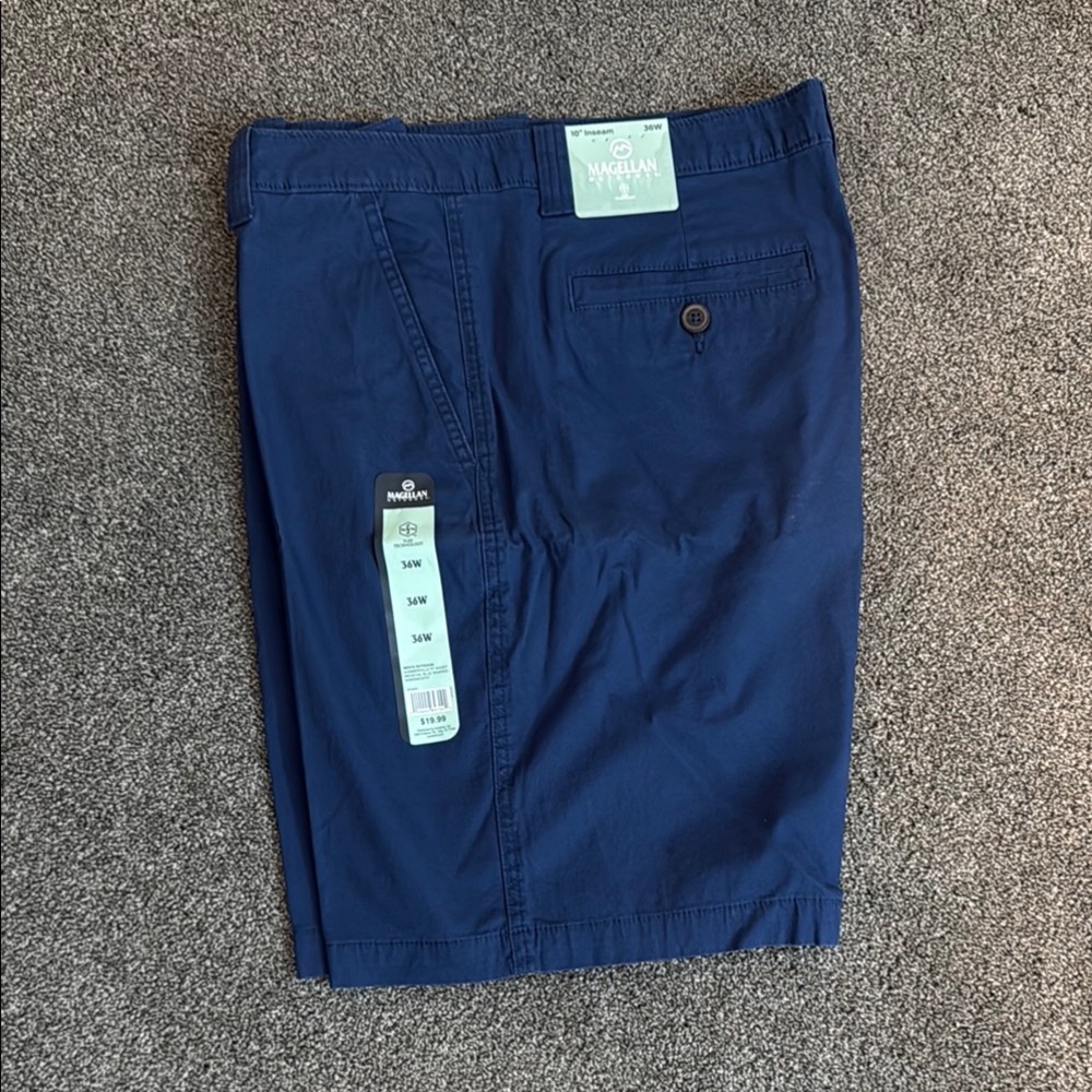 Magellan Outdoors Navy Flex Shorts